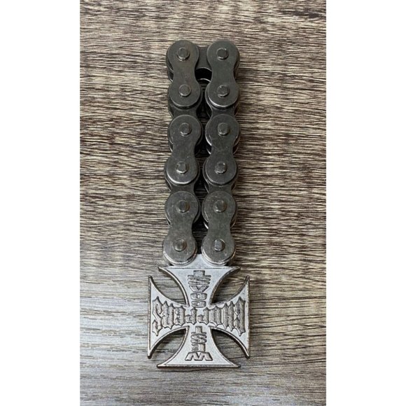 West Coast Choppers Cross Logo Ashtray, Motorcycle Opener, Free Chips NEW IN BOX - Picture 6 of 13